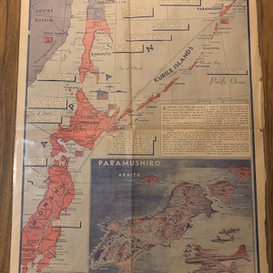 Los Angeles Examiner WW2 Map