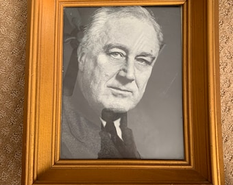Fotografía del presidente Rosevelt de la década de 1940