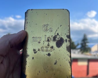 Vintage 1920s-1930s Pocket New Testament Bible – Inscribed “To My Loved One”