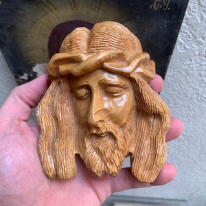 Made in Bethlehem Wooden Carved Jesus