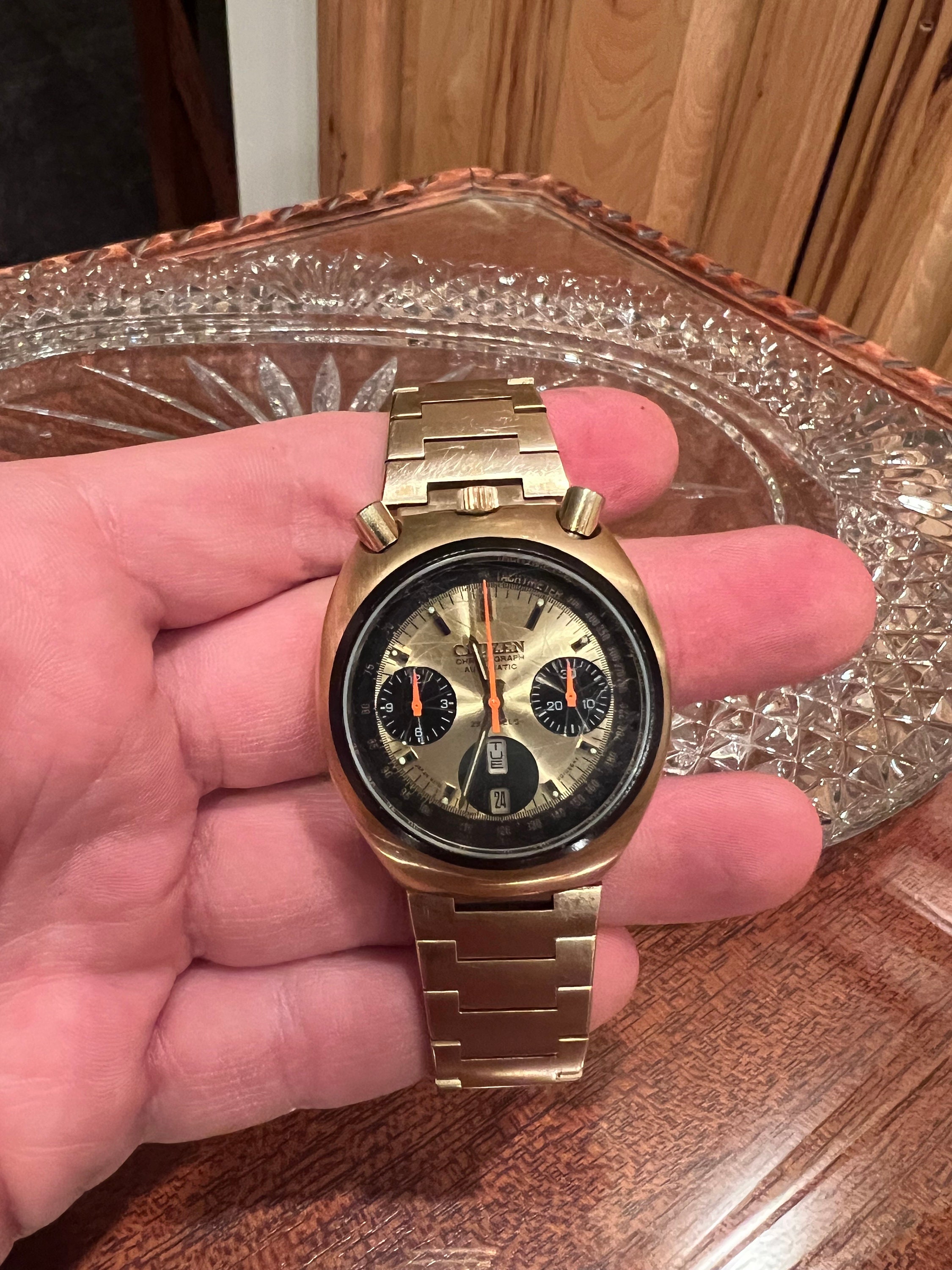 1970's 4-901193k Japanese Automatic Watch Rare Condition Citizen