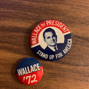 George Wallace Politische Pins