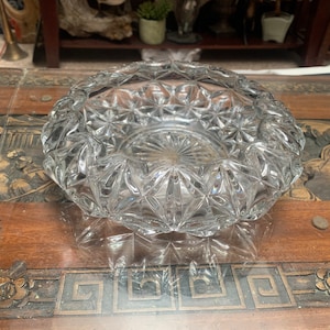 Pressed Crystal Ashtray