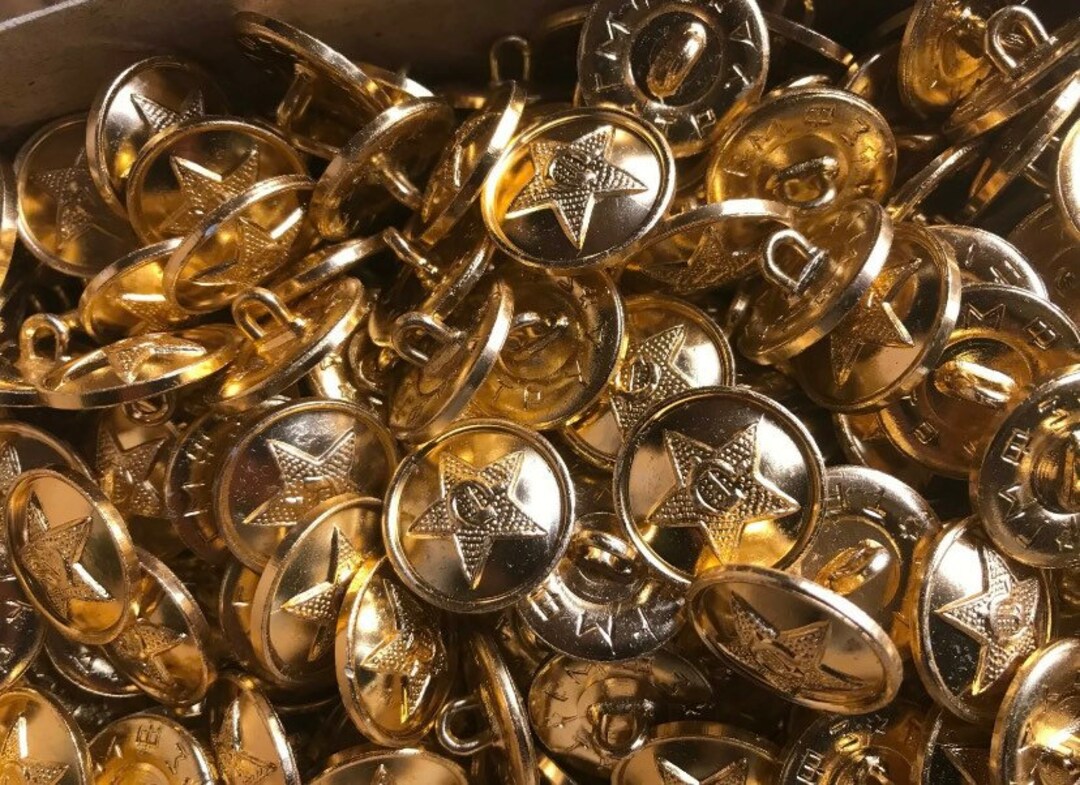 10 Soviet Military Buttons - Etsy