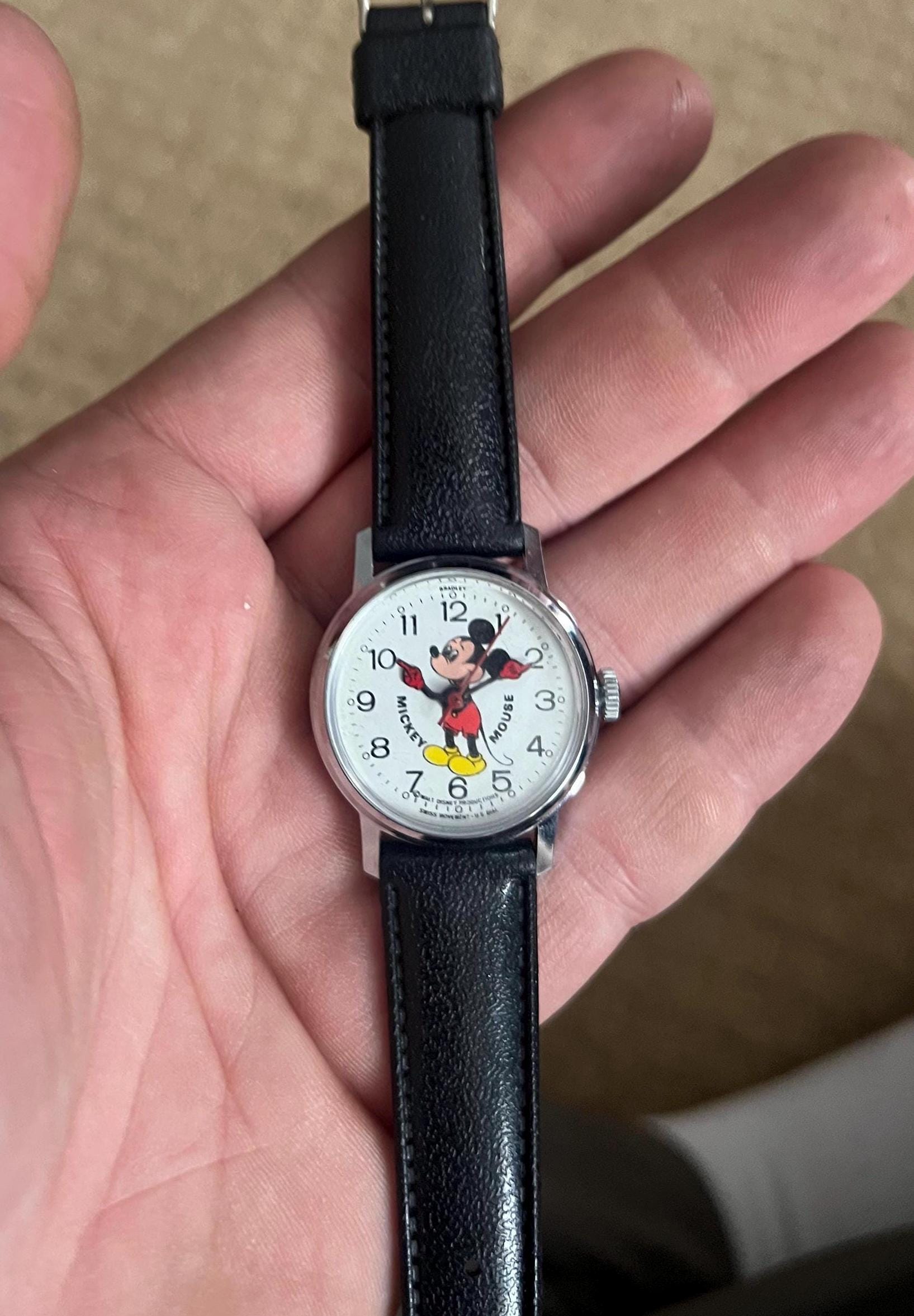 Vintage 70's Mickey Mouse Watch - Etsy