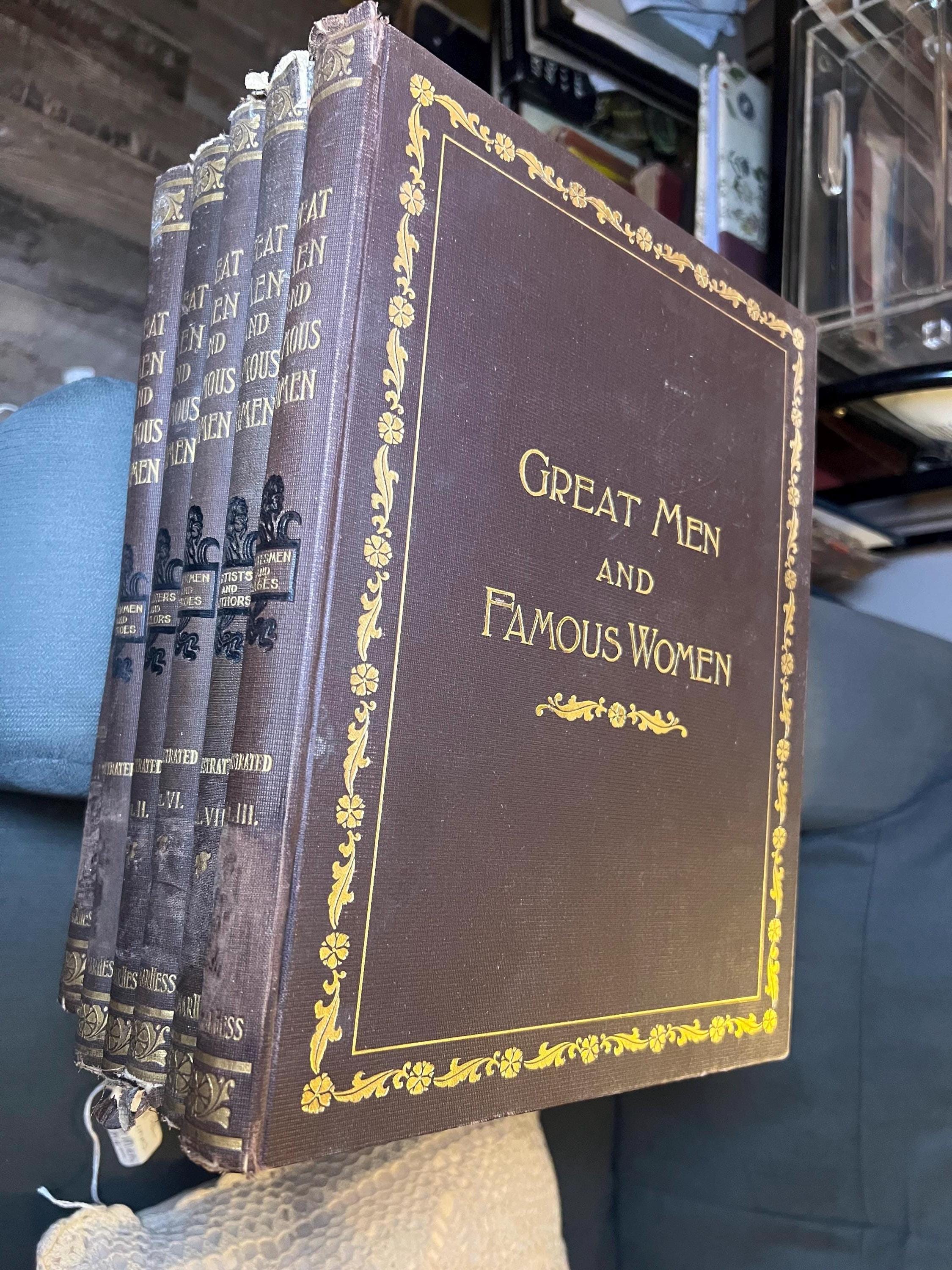 1894 Great Men and Famous Women Six Volume Victorian Illustrated