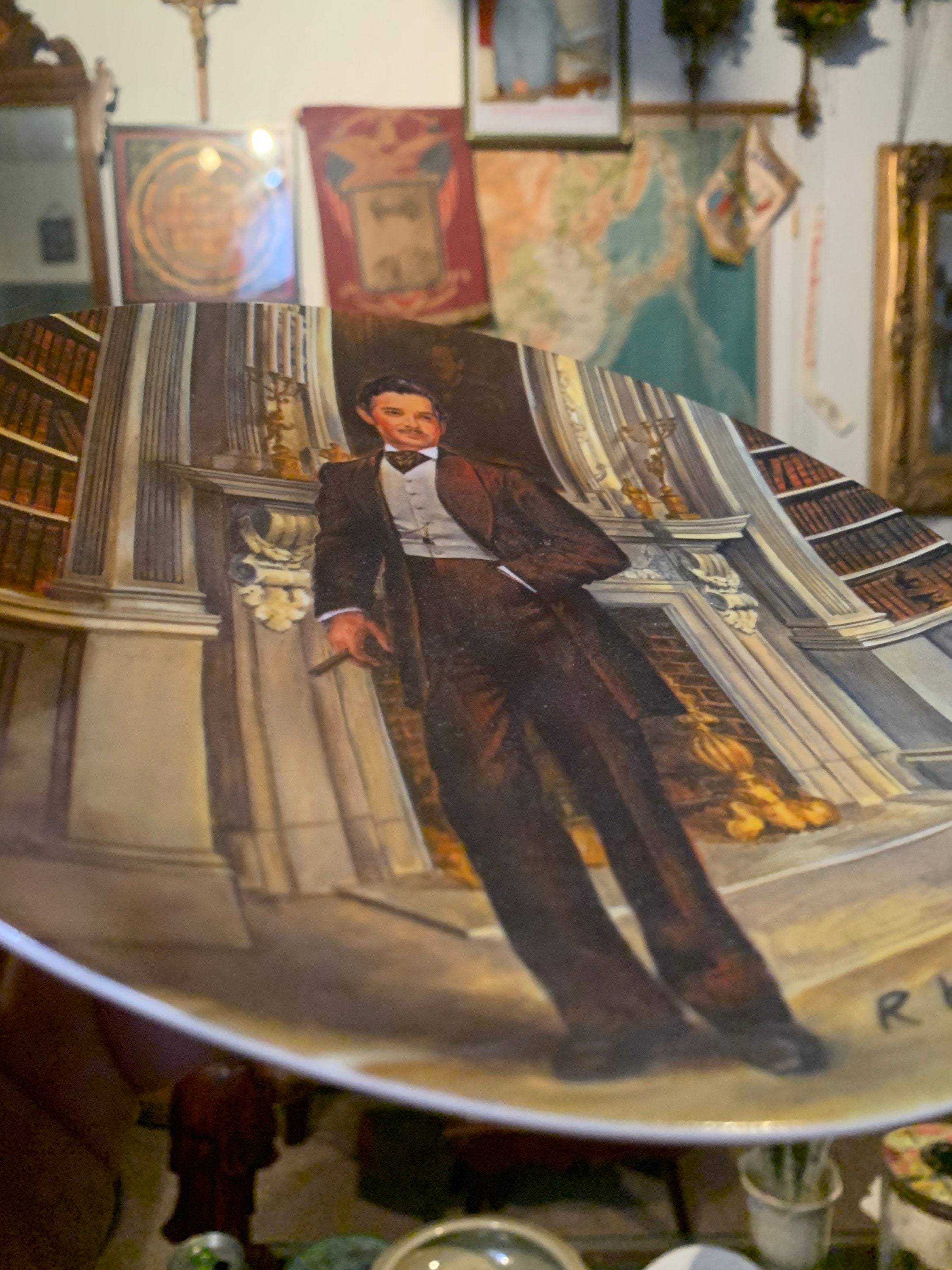 1981 Vintage Gone With the Wind Rhett Butler Porcelain Plate - Etsy