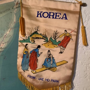 Vintage Korean banner