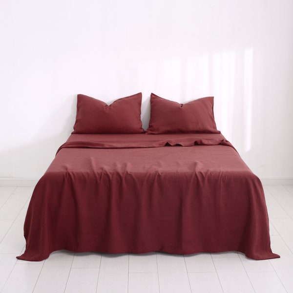 HEMP BEDDING SET 4pcs| 100% Hemp Bedding | Custom hemp bedding available luxury soft comfortable breathable bed set| bedclothes