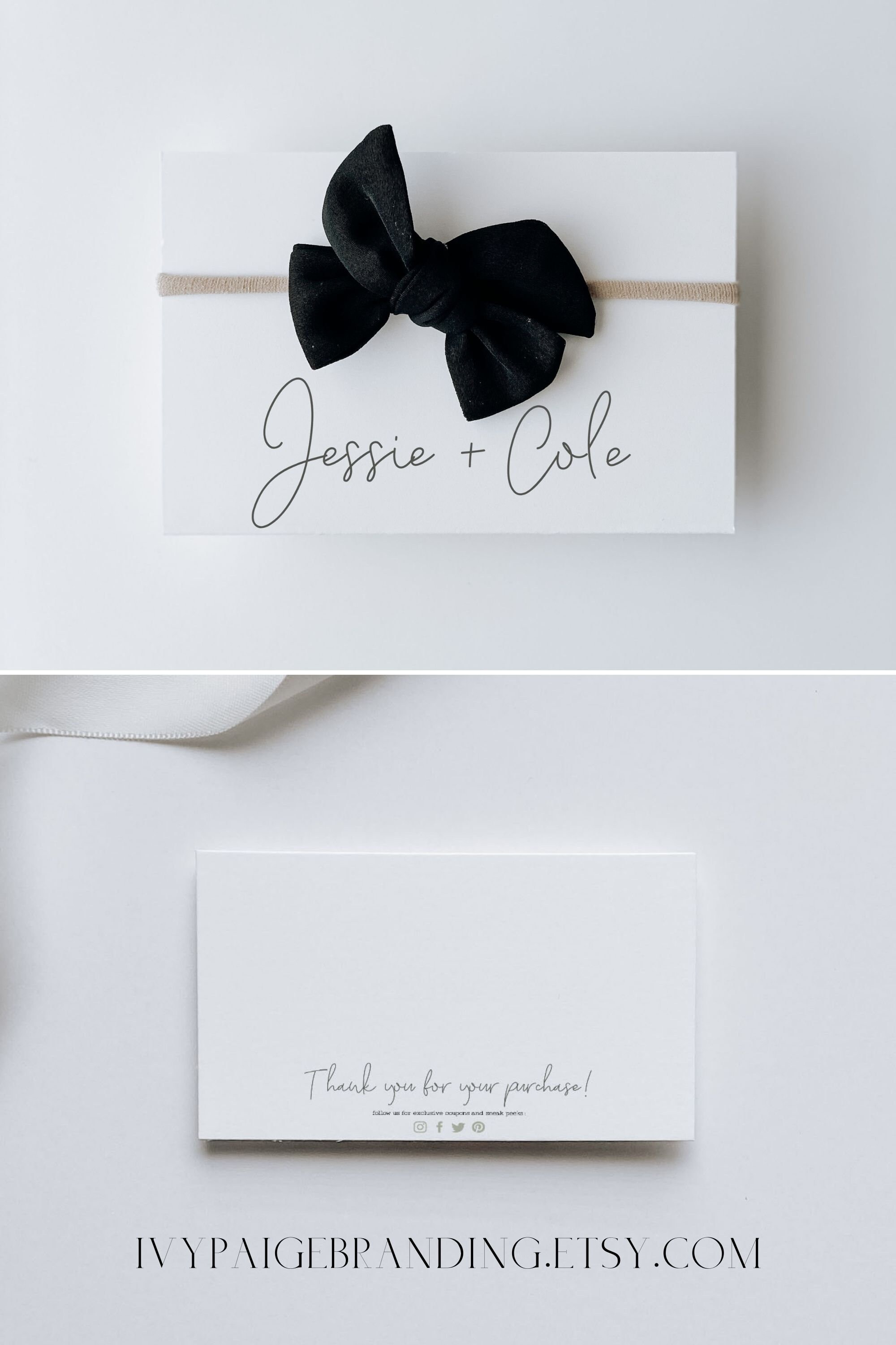 Headband Card Template