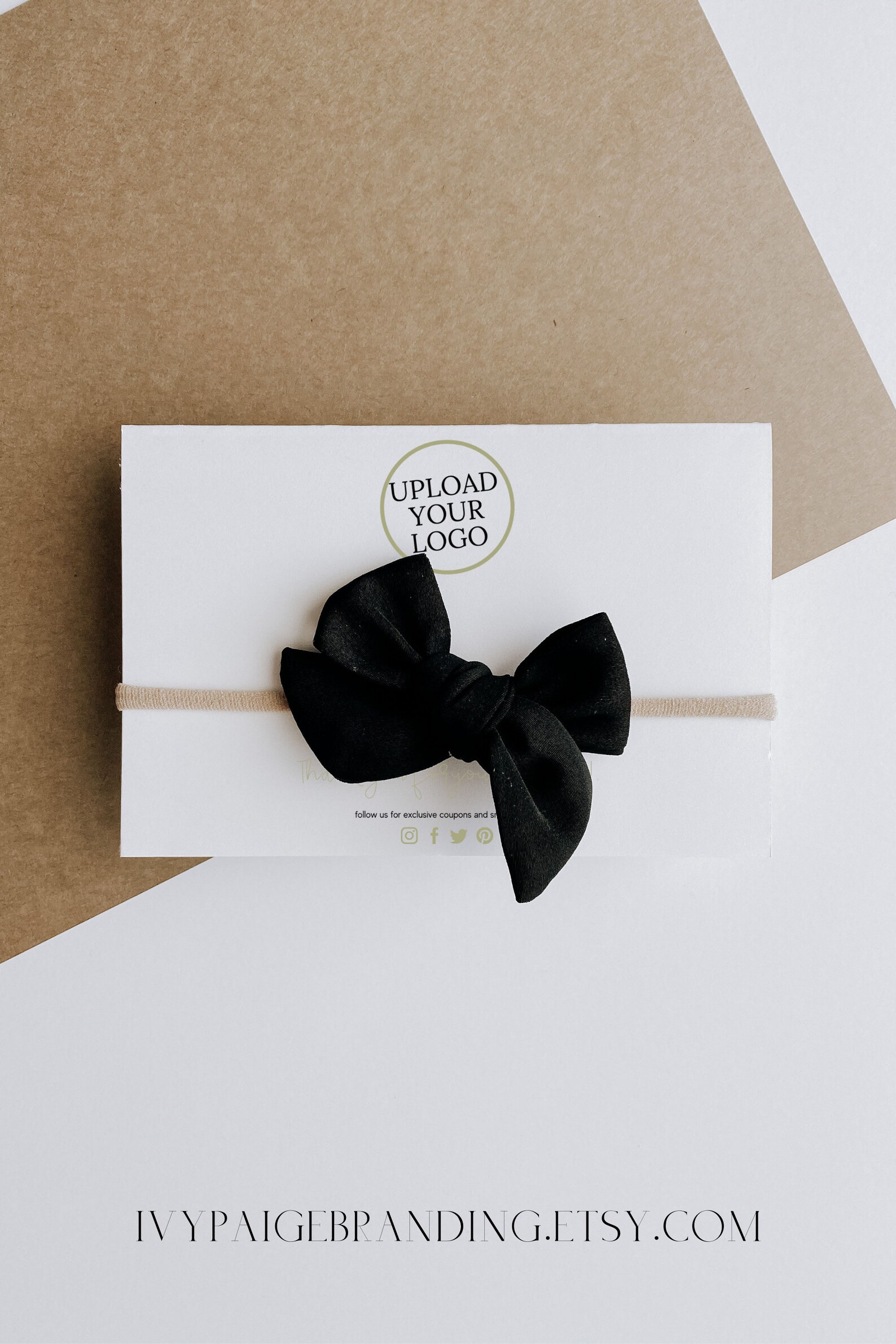 5x7 Headband Display Card Template 4x6 Headband Cards Etsy Canada