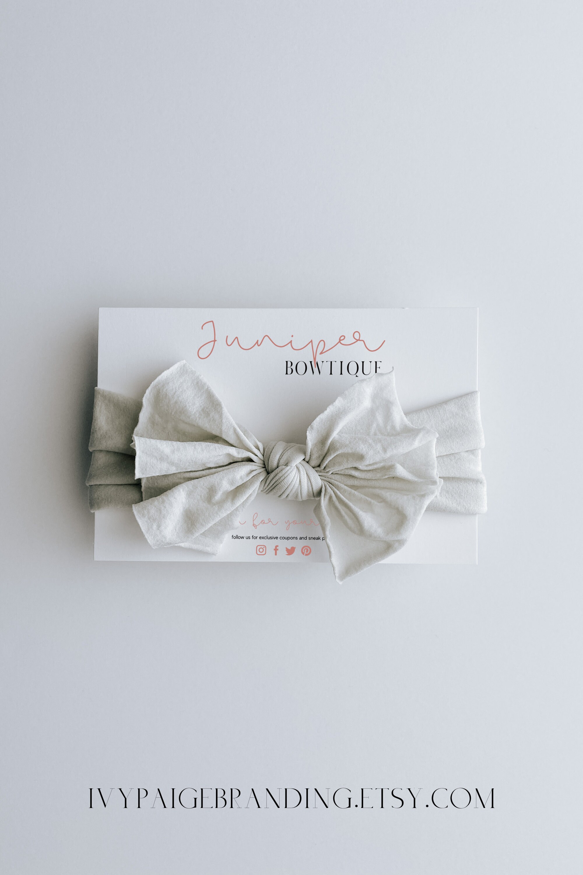 5x7 Headband Display Card Template 4x6 Headband Cards Etsy UK