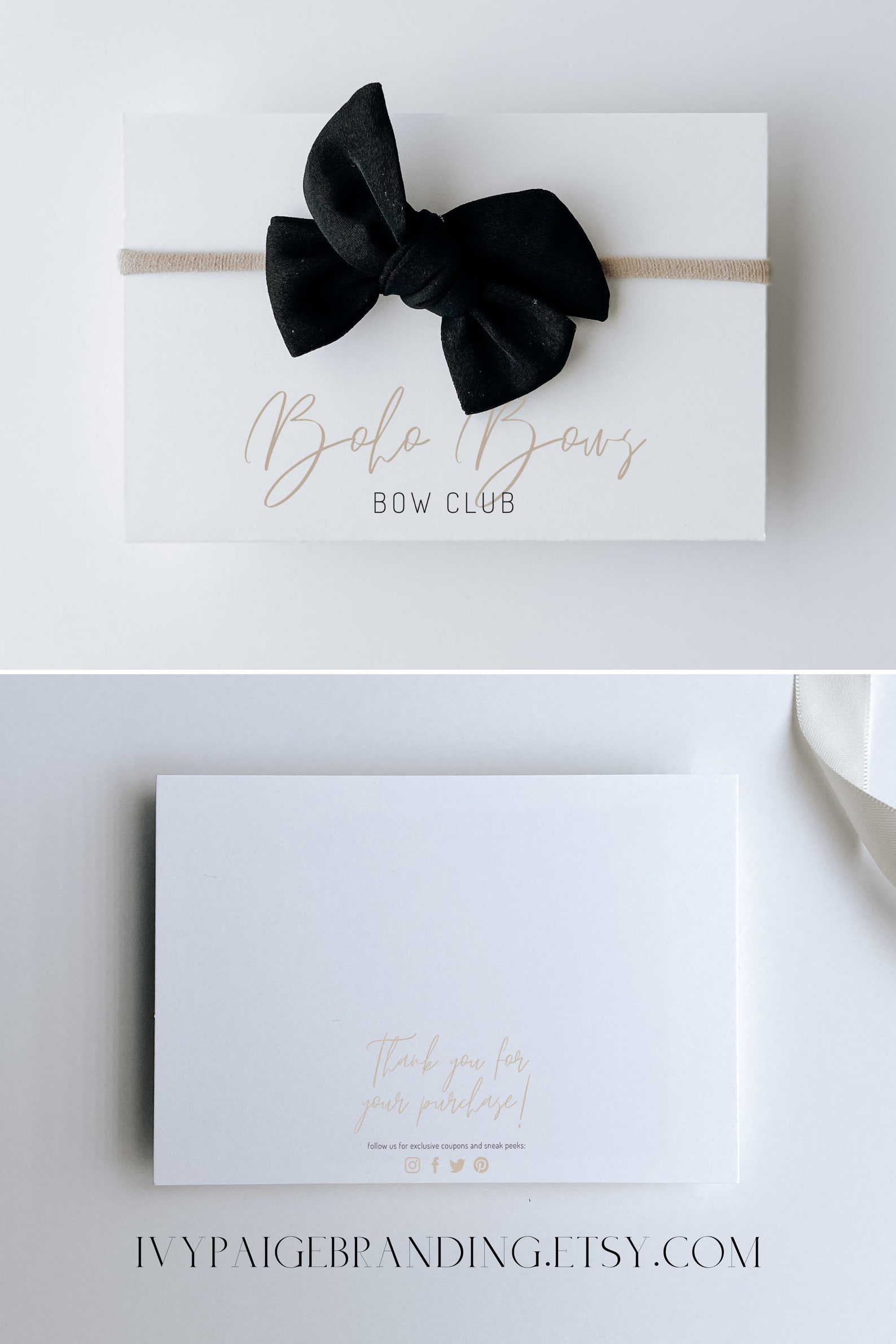 Headband Card Template