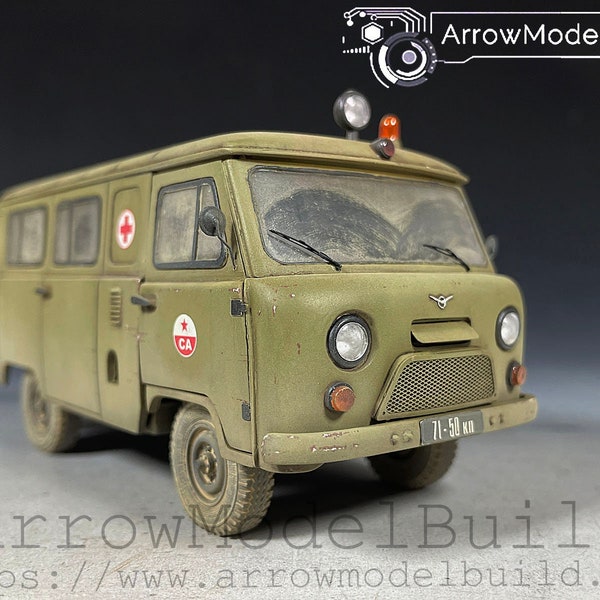 ArrowModelBuild UAZ 452 Ambulance Built & Painted 1/35 Model Kit