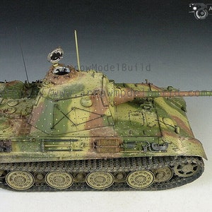ArrowModelBuild Panther F Tank Abush Camouflage Built & Painted 1/35 Model Kit image 9