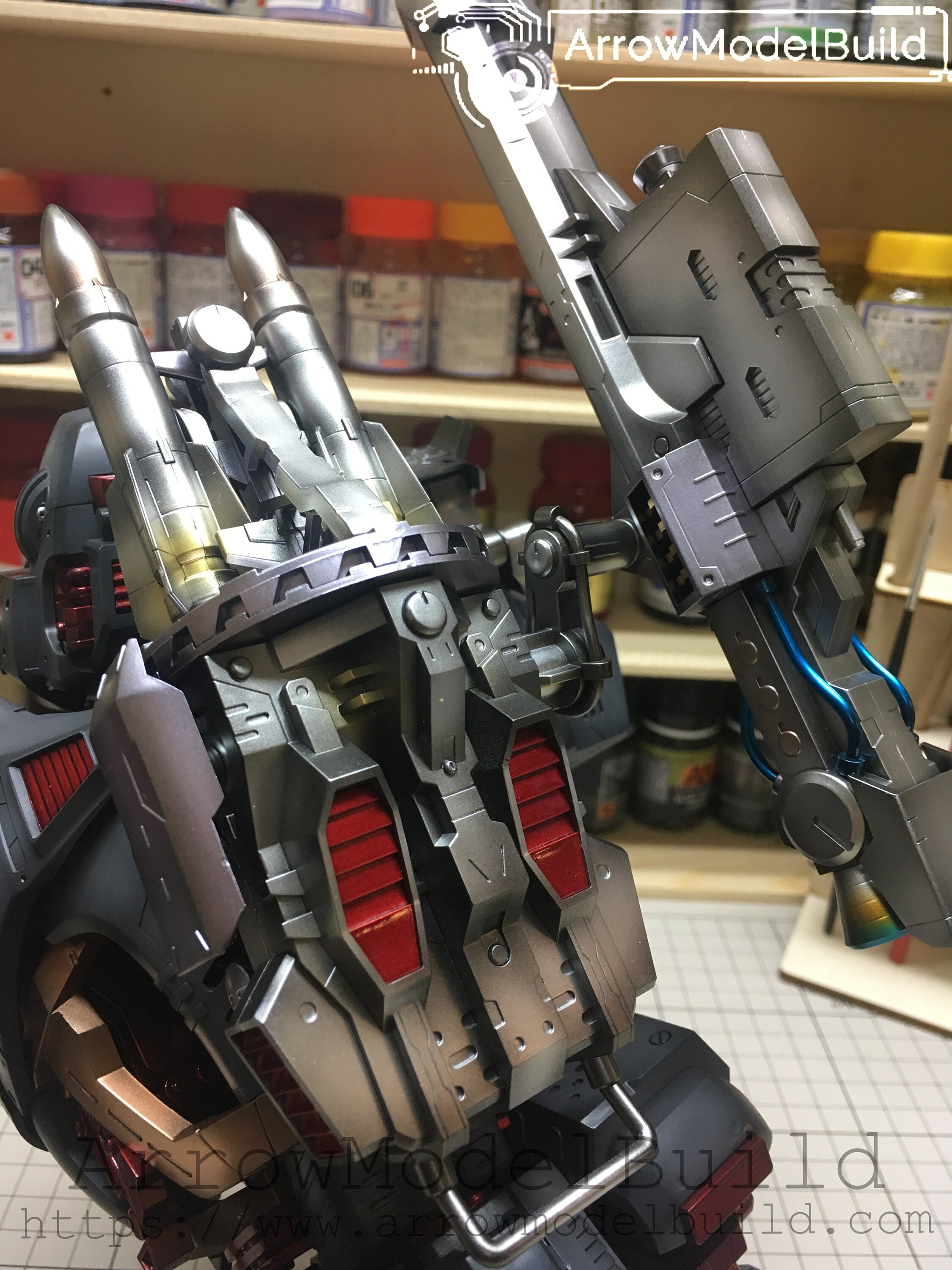 Arrowmodelbuild Zoids Iron Kong PK (custom Black) Built