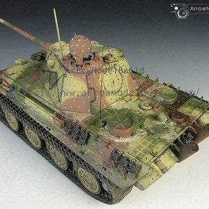 ArrowModelBuild Panther F Tank Abush Camouflage Built & Painted 1/35 Model Kit image 6