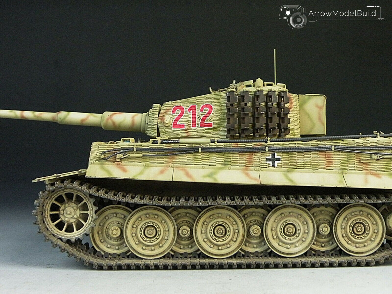 Arrowmodelbuild Tiger I Tank Number 212 Built & Painted 1/35 - Etsy