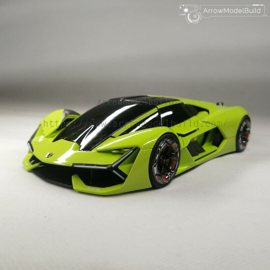 Buy Arrowmodelbuild Lamborghini Terzo Millennio Custom Color meca Green  1/24 Model Kit Online in India 