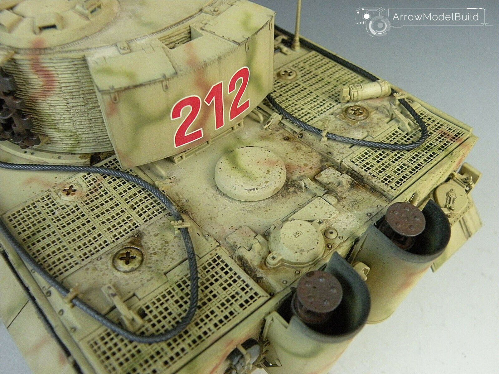 Arrowmodelbuild Tiger I Tank Number 212 Built & Painted 1/35 - Etsy