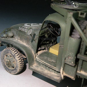 ArrowModelBuild GMC CCKW-353 Cargo Truck Military Vehicle Built & Painted 1/35 Model Kit image 6