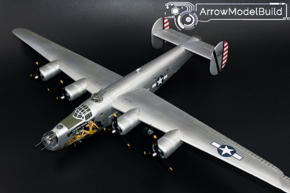 Arrowmodelbuild B24 B-24J Liberator Bomber Built and Painted 1/72 Model Kit  -  Canada