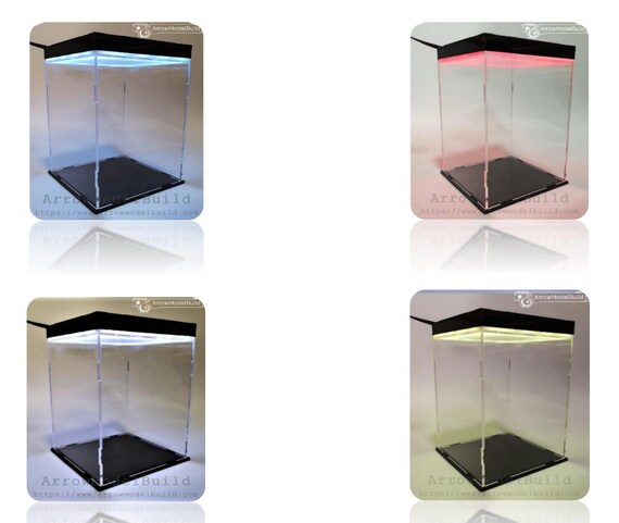 display case with light