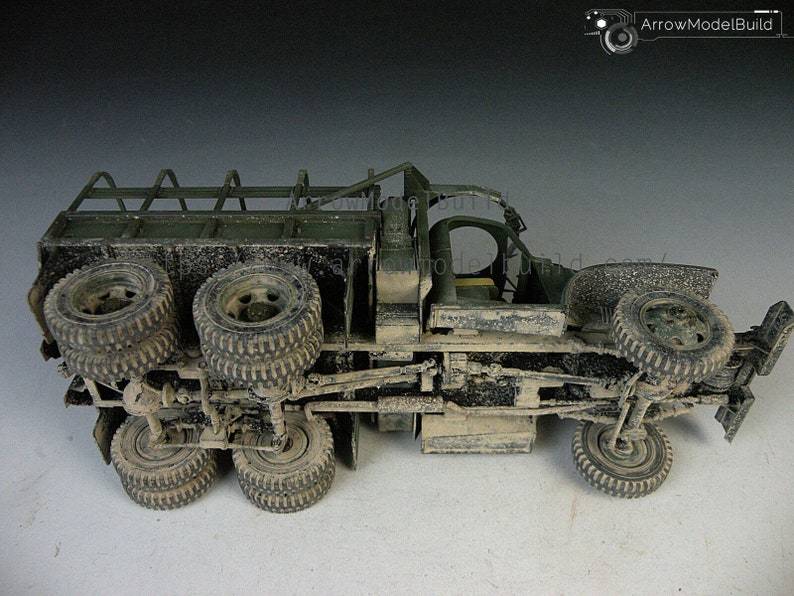 ArrowModelBuild GMC CCKW-353 Cargo Truck Military Vehicle Built & Painted 1/35 Model Kit image 7