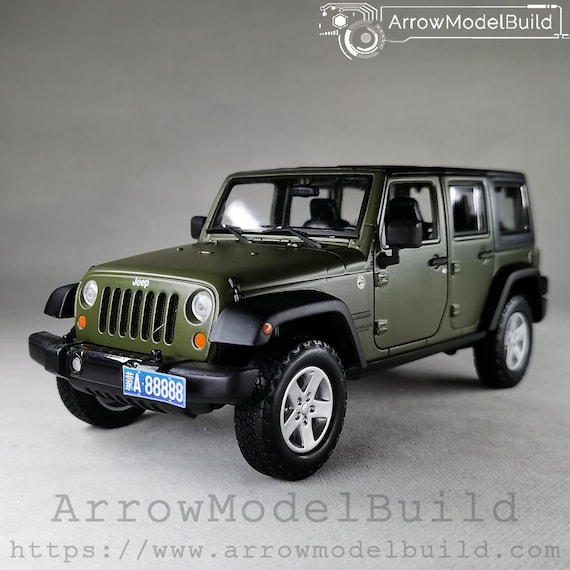 Buy Arrowmodelbuild Jeep Wrangler Custom Color world War II Army Online in  India - Etsy