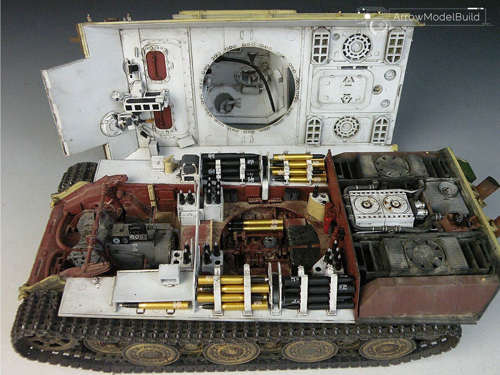 Arrowmodelbuild Panther G Tank full Interior Built & Painted 1/35 Model