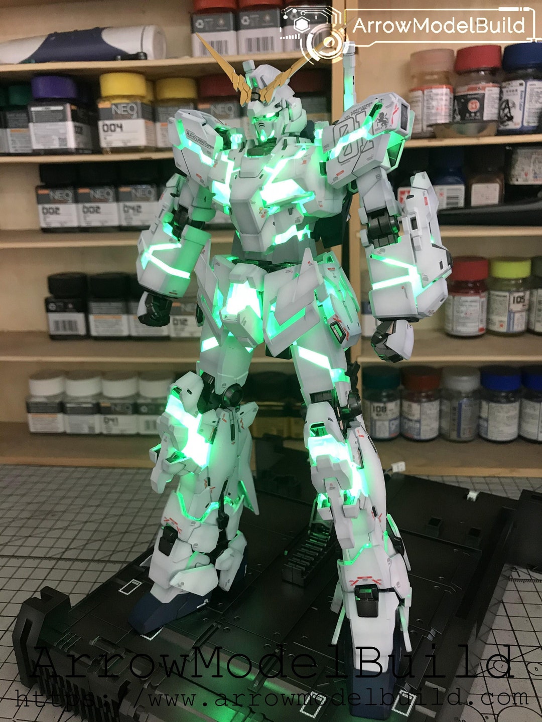ArrowModelBuild ユニコーンガンダム(グリーンサイコフレーム ArrowModelBuild ユニコーンガンダム(グリーンサイコフレーム