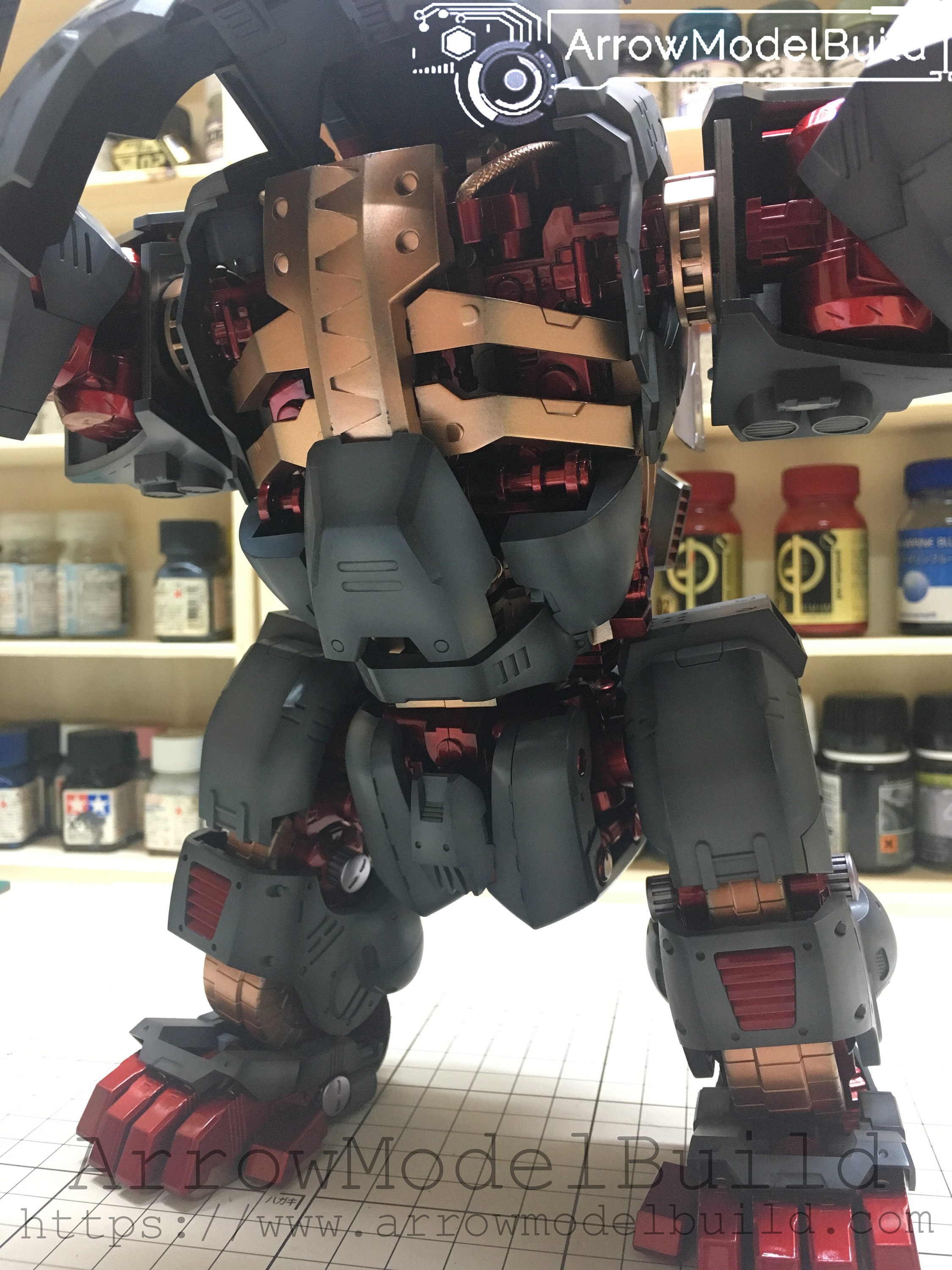 Arrowmodelbuild Zoids Iron Kong PK (custom Black) Built
