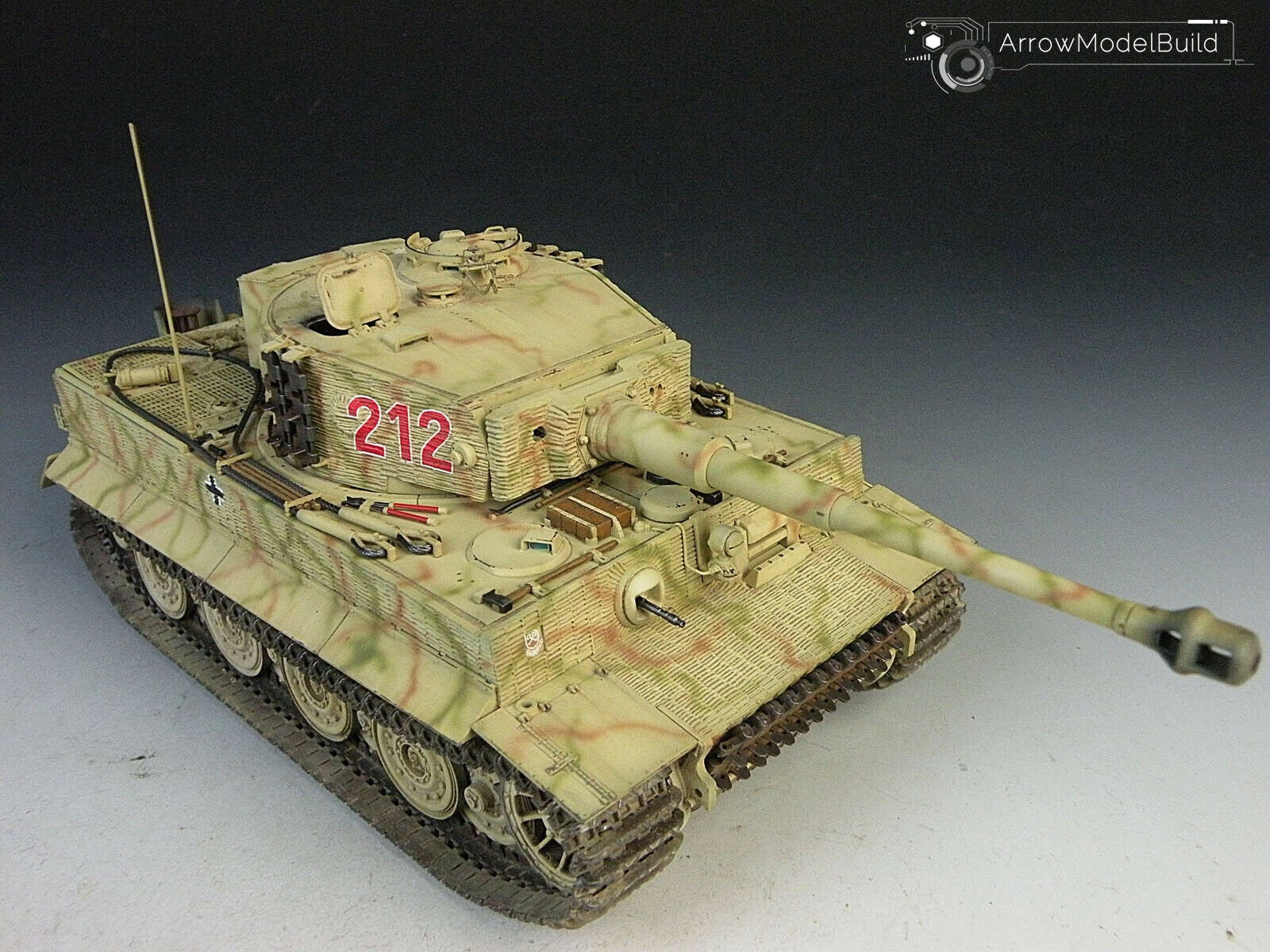 Arrowmodelbuild Tiger I Tank Number 212 Built & Painted 1/35 - Etsy