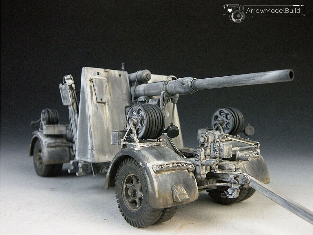 ArrowModelBuild 88 mm Gun Flak 36/37 組み立て済み&塗装済み 1 ArrowModelBuild 88 mm Gun Flak 36/37 組み立て済み&塗装済み 1