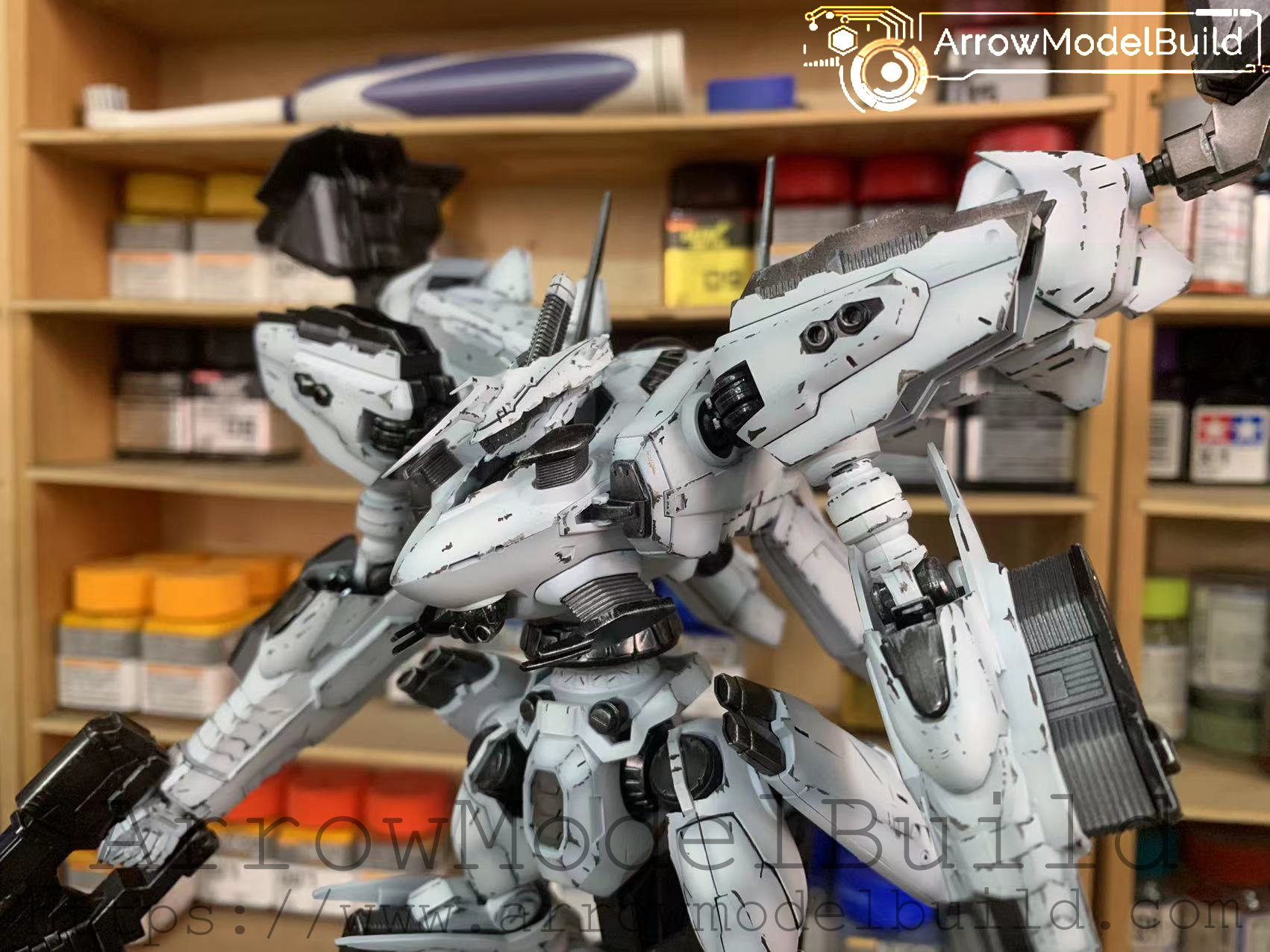 Arrowmodelbuild Armored Core White Glint Built & Painted 1/72 Etsy