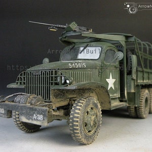 ArrowModelBuild GMC CCKW-353 Cargo Truck Military Vehicle Built & Painted 1/35 Model Kit image 8