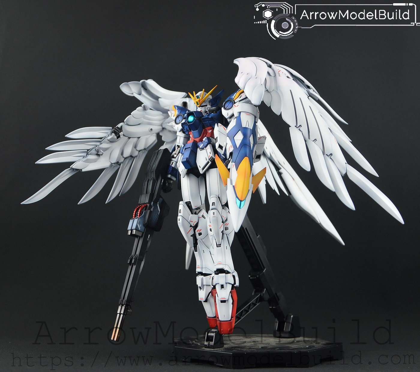 Arrowmodelbuild Nu Gundam Built & Painted 1/48 Model Kit 