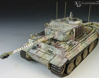 ArrowModelBuild Tiger I Tank (Early Production / In the Snow)  Built & Painted 1/35 Model Kit