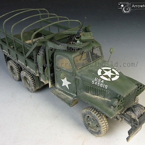 ArrowModelBuild GMC CCKW-353 Cargo Truck Military Vehicle Built & Painted 1/35 Model Kit image 1
