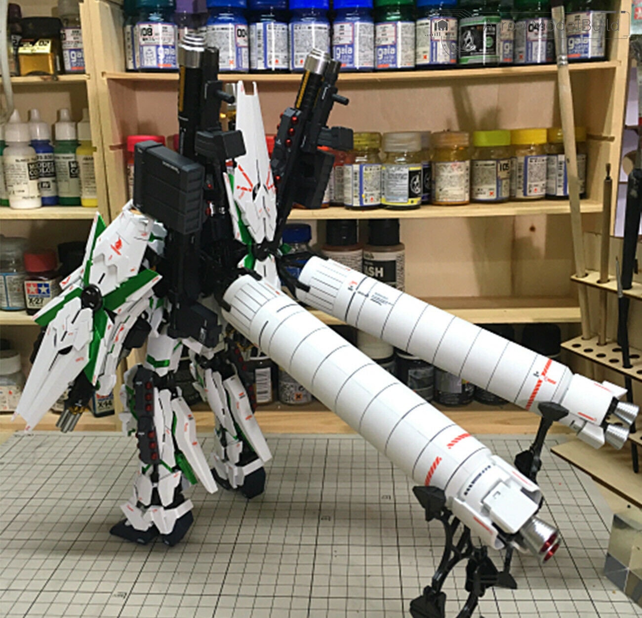 Arrowmodelbuild Full Armor Unicorn Gundam Built & Painted Etsy