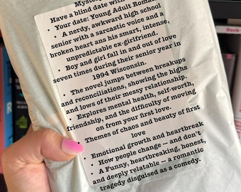 Mystery Book | Blind Book Date | Young Adult Romance Mystery Book | Mystery Book Lover Gift | Used Books | Second Hand Book