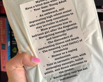 Mystery Book | Blind Book Date | Young Adult Romance Mystery Book | Mystery Book Lover Gift | Used Books | Second Hand Book