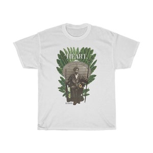 Huey Lives, Empowering, Black History, Plants White Black Panther Huey P. Newton Graphic Tee By BLACKSYD