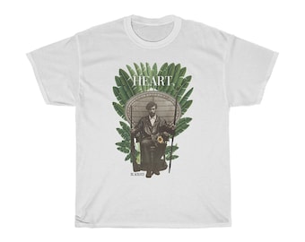 Huey Lives, Empowering, Black History, Plants White Black Panther Huey P. Newton Graphic Tee By BLACKSYD