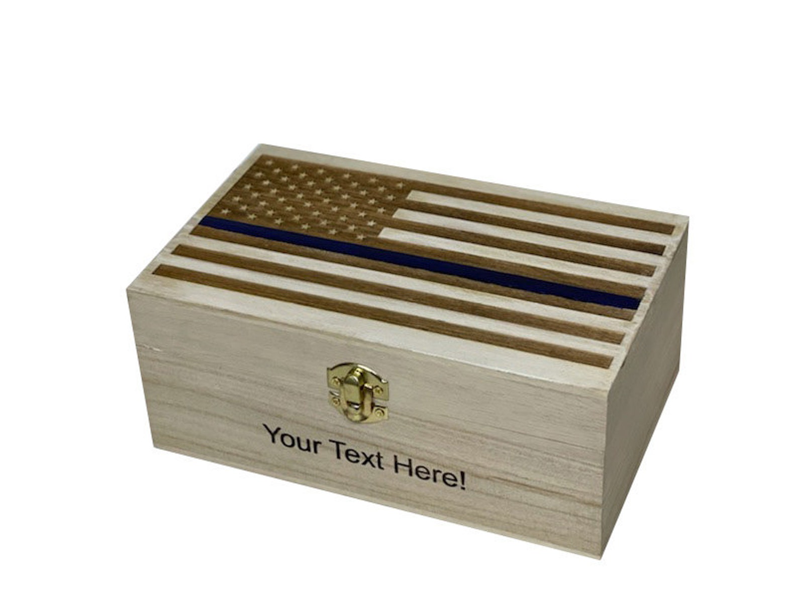 Personalized American Flag Wooden Box Engraved Storage Boxes Etsy