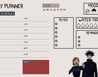 Jjk Calendar - Etsy
