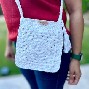 PDF, CROCHET PATTERN / Crochet Summer Crossbody Bag /  Crossbody Bag / Pattern Crochet Bag