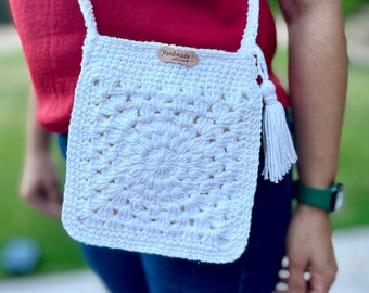 PDF, CROCHET PATTERN / Crochet Summer Crossbody Bag /  Crossbody Bag / Pattern Crochet Bag