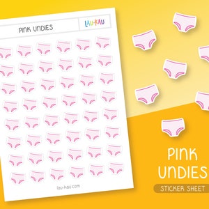 Ondergoedstickers | Zindelijkheidstraining stickervel | Zindelijkheidstrainingstickers | Zindelijkheidstraining | Ondergoed | Ondergoedstickers | Ondergoed | Potje