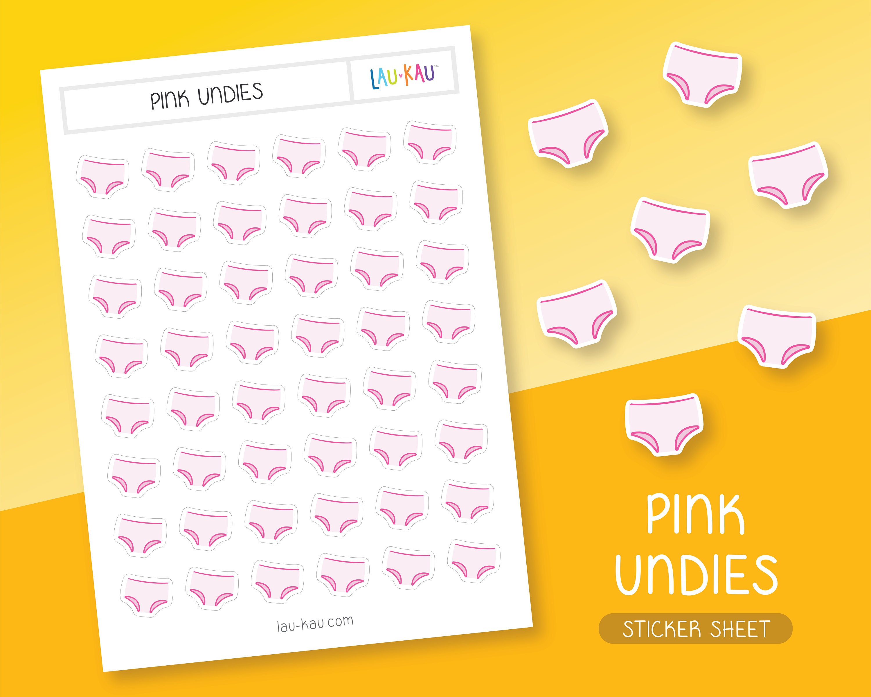 Buy Undies Stickers Potty Training Sticker Sheet Potty Training